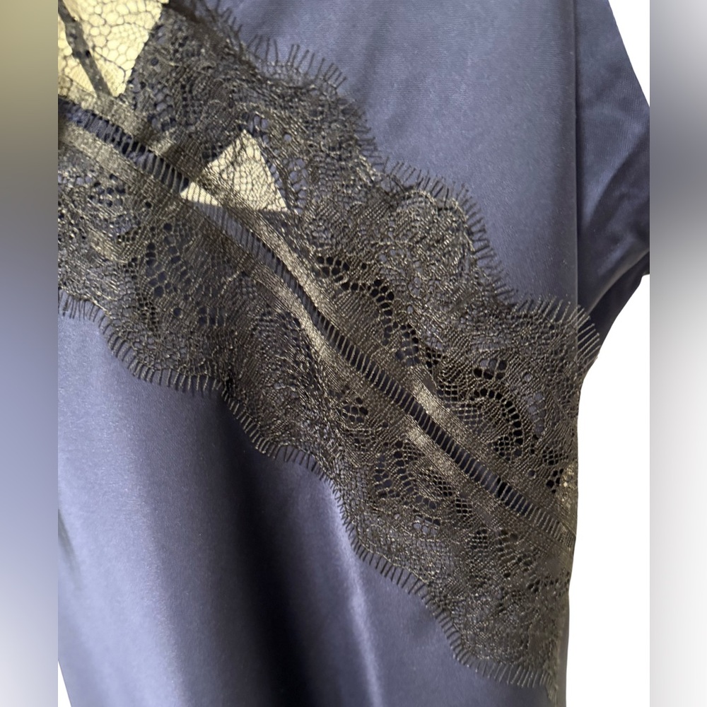 House of Harlow 1960 NWT Size S Beautiful Rich Navy & Black Lace Dress (0633) - Picture 6 of 12
